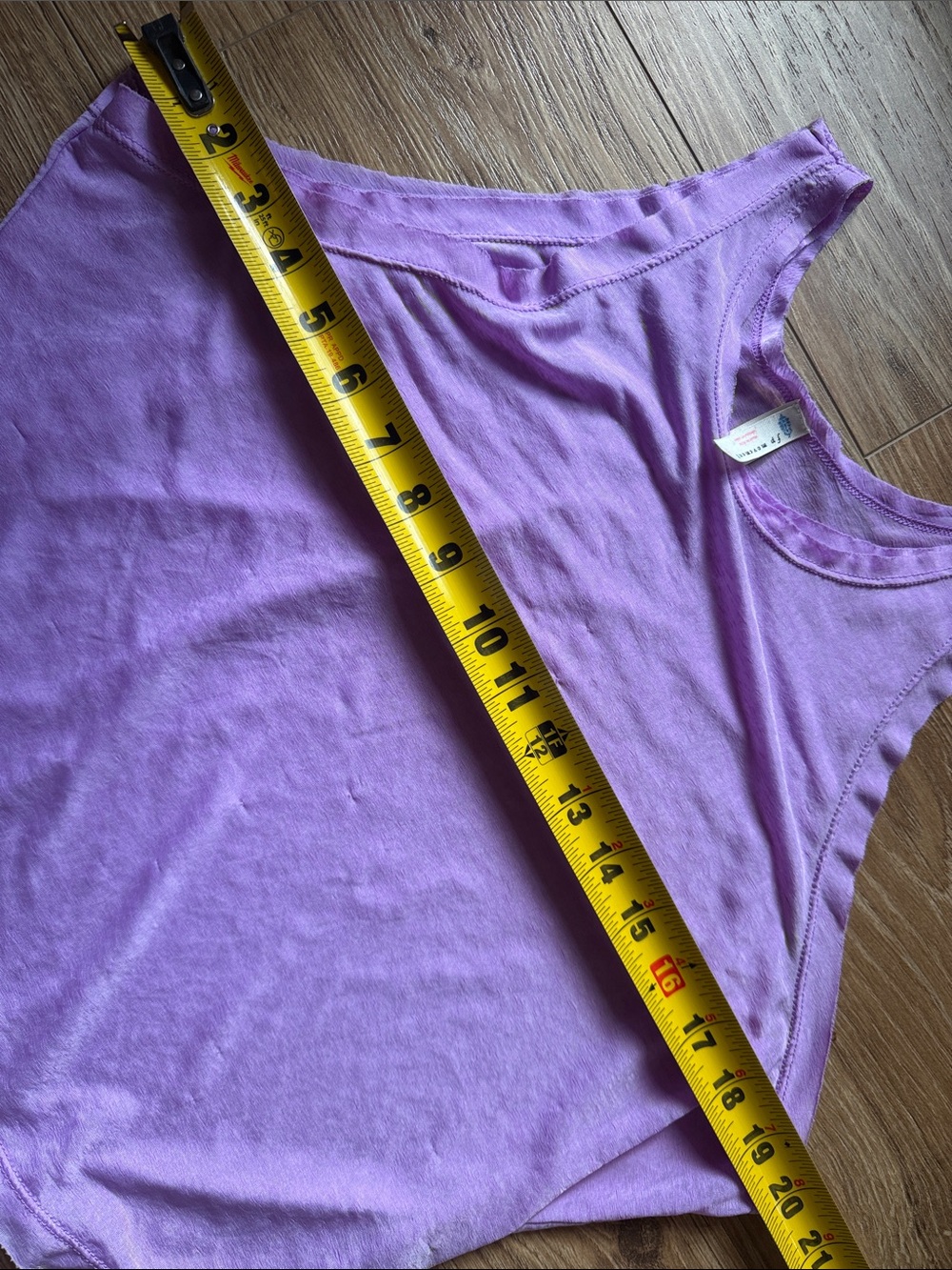 Lavender Sheer Cropped Tank - Picture 3 of 5
